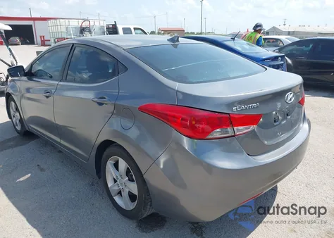 2012 Hyundai Elantra Gls из США, поврежденный, VIN 5NPDH4AE9CH061768